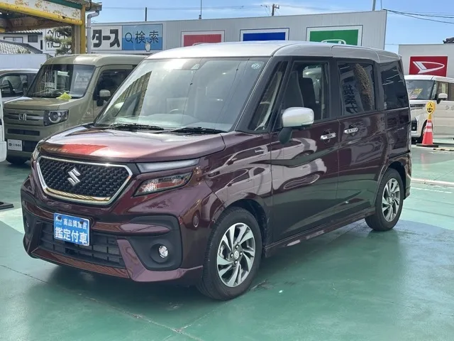 ソリオ(スズキ)ハイブリッドSV 全方位ナビ中古車 1