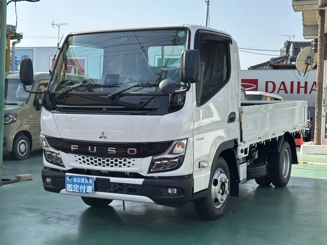 キャンター(三菱)全低床 平ボディ ２ｔレンタ登録済未使用車 1