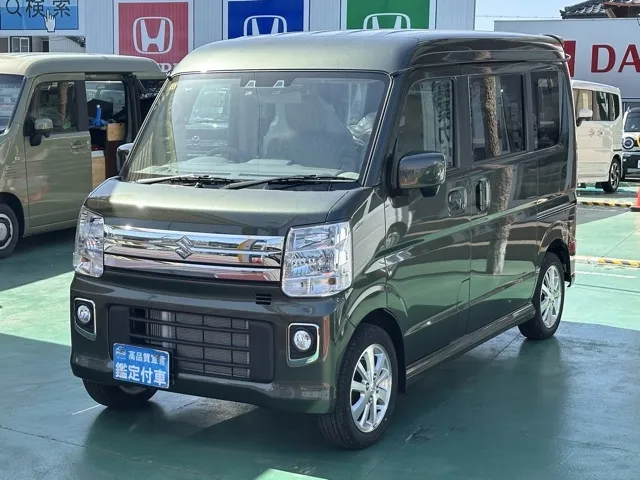 エブリイ(スズキ)PZターボハイルーフ 4WD バックカメラ付Dオーディオ 届出済未使用車 1