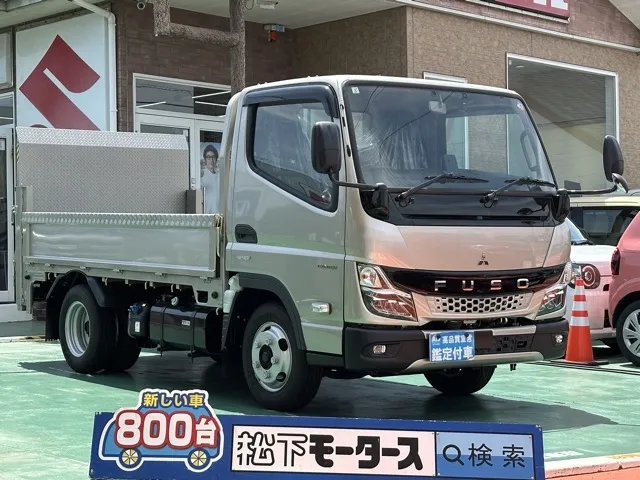 キャンター(三菱)全低床垂直ゲート 平ボディ 2ｔ 5MT登録済未使用車 0