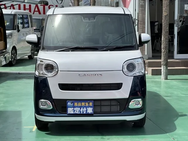 キャンバス(ダイハツ)ストライプスG パノラマUGP 純正バイザー付き届出済未使用車 26