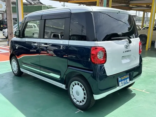キャンバス(ダイハツ)ストライプスG パノラマUGP 純正バイザー付き届出済未使用車 2