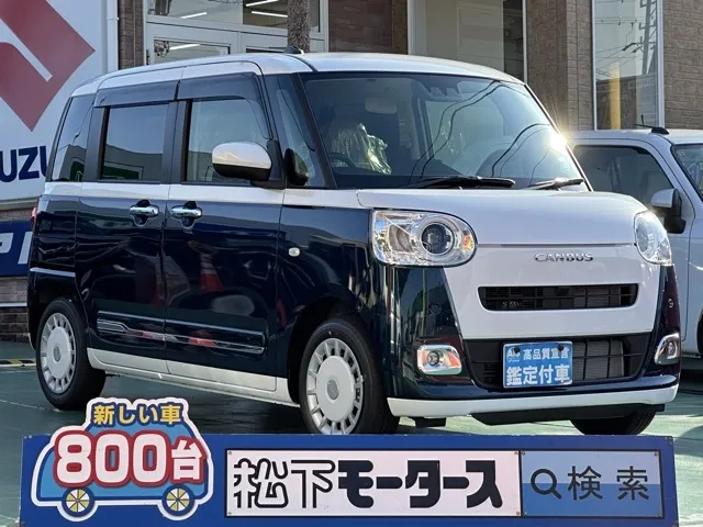 キャンバス(ダイハツ)ストライプスG 純正ドアバイザー届出済未使用車 0