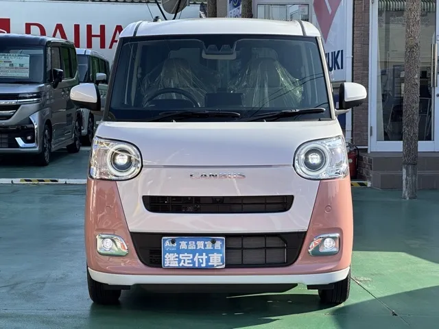 キャンバス(ダイハツ)ストライプスG 純正ドアバイザー届出済未使用車 24