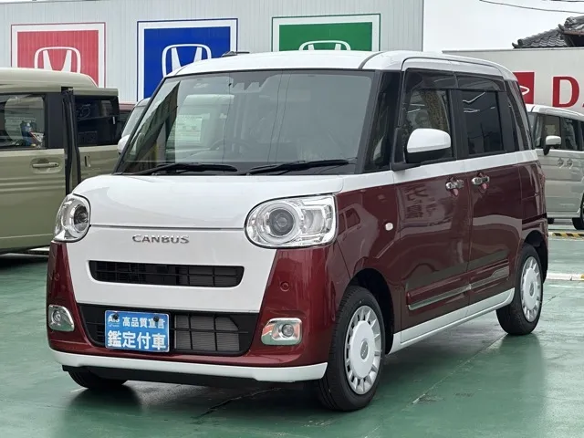 キャンバス(ダイハツ)ストライプスG 純正ドアバイザー届出済未使用車 1
