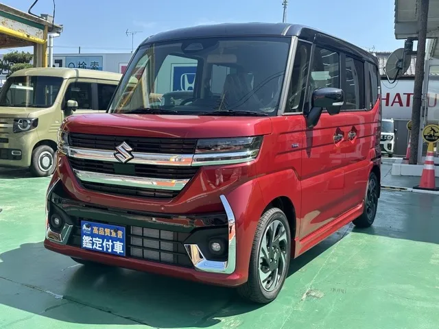 スペーシア(スズキ)ハイブリッドXS届出済未使用車 1