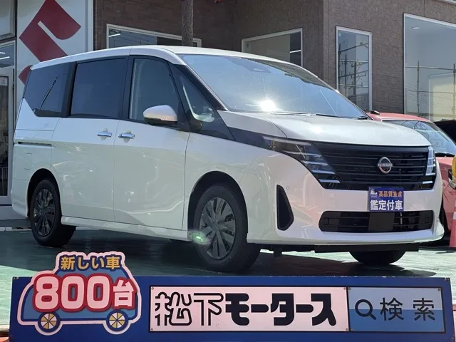 セレナ(ニッサン)eパワーX アラウンドビューモニター 左PSD登録済未使用車 0