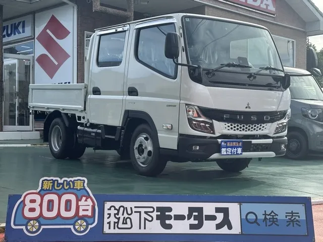 キャンター(三菱)Wキャブ　２ｔ　５ＭＴ登録済未使用車 0