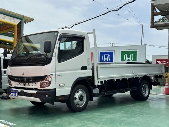 キャンター(三菱)平ボディ ３ｔワイドロング MT 1ナンバー車登録済未使用車 1