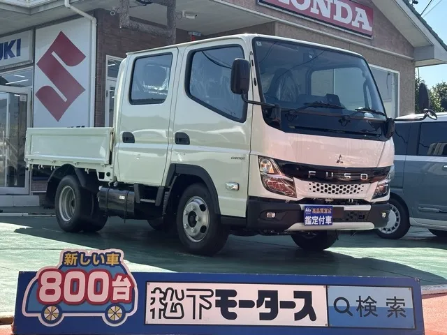 キャンター(三菱)Wキャブ　２ｔ　５ＭＴ登録済未使用車 0