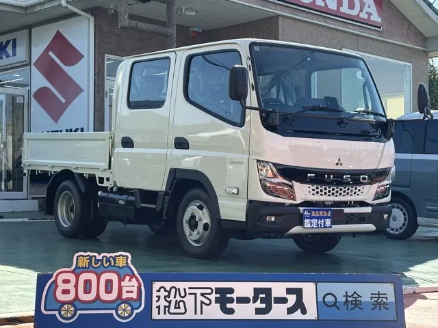 キャンター(三菱)Wキャブ　２ｔ　５ＭＴレンタ登録済未使用車 0