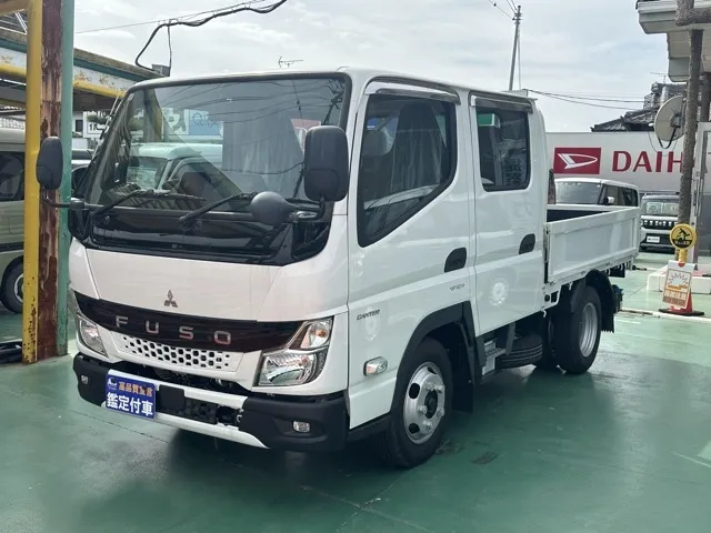 キャンター(三菱)Wキャブ　２ｔ　５ＭＴレンタ登録済未使用車 1