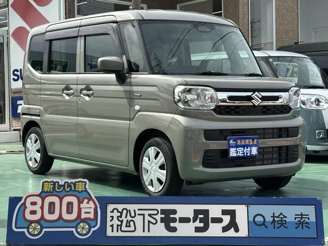 スペーシア(スズキ)ハイブリッドG届出済未使用車 0