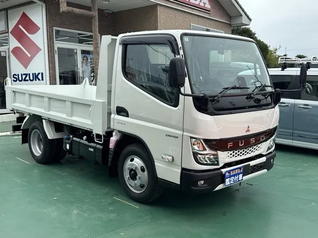 キャンター(三菱)全低床キョウカダンプ ３ｔレンタ登録済未使用車 25