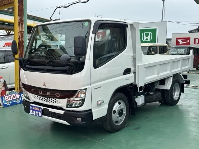 キャンター(三菱)全低床キョウカダンプ ３ｔレンタ登録済未使用車 26