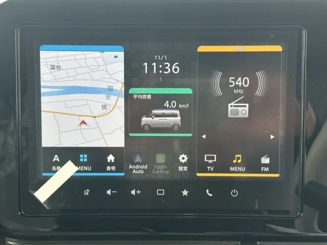 ワゴンＲスマイル(スズキ)ハイブリッドX 全方位ナビ届出済未使用車 14