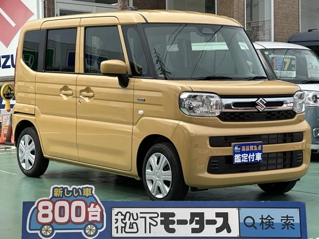 スペーシア(スズキ)ハイブリッドG届出済未使用車 0