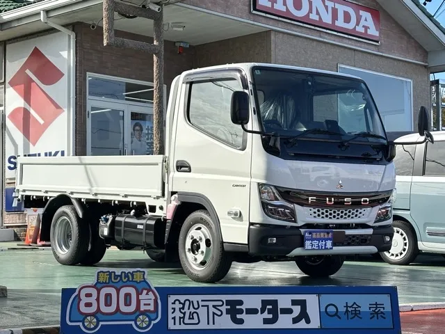 キャンター(三菱)全低床 平ボディ ２ｔ登録済未使用車 0