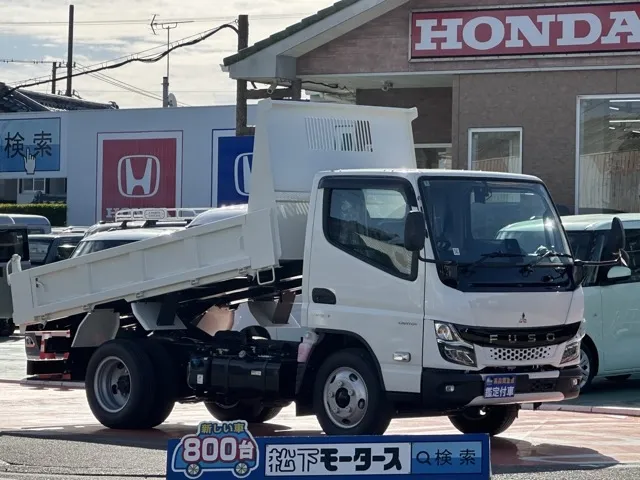 キャンター(三菱)全低床キョウカダンプ ３ｔ登録済未使用車 0