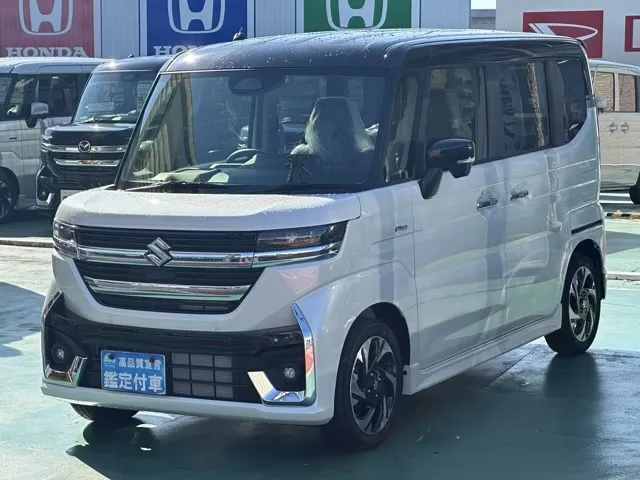 スペーシア(スズキ)ハイブリッドXSターボ届出済未使用車 1