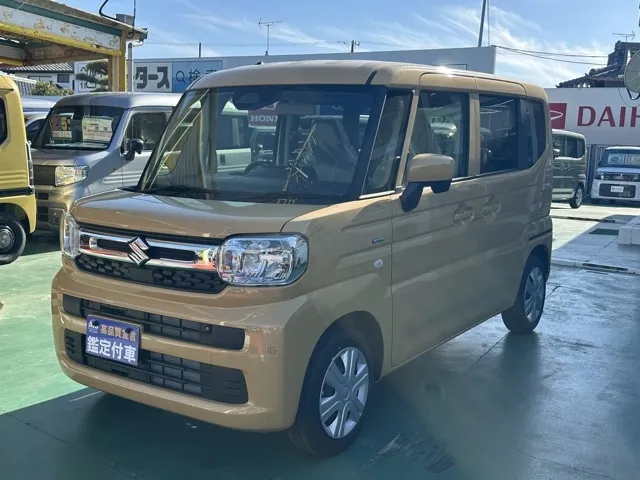 スペーシア(スズキ)ハイブリッドX届出済未使用車 1