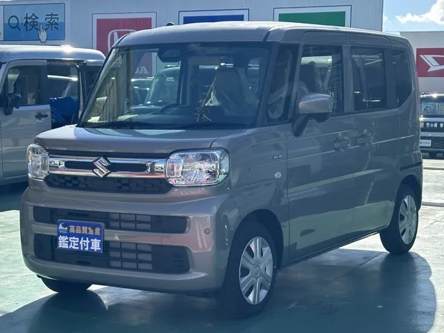 スペーシア(スズキ)ハイブリッドX セーフティプラスPKG届出済未使用車 1