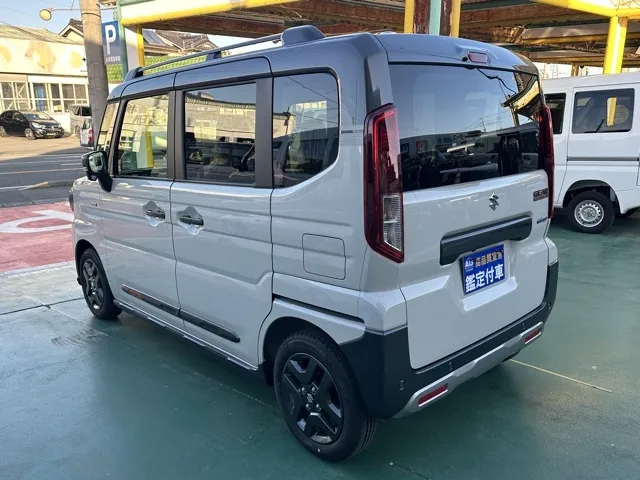 スペーシア(スズキ)ハイブリッドXZターボ 全方位ナビ 4WD届出済未使用車 2