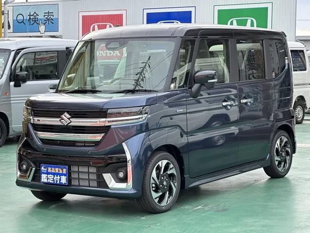スペーシア(スズキ)ハイブリッドXSターボ 全方位ナビ届出済未使用車 1