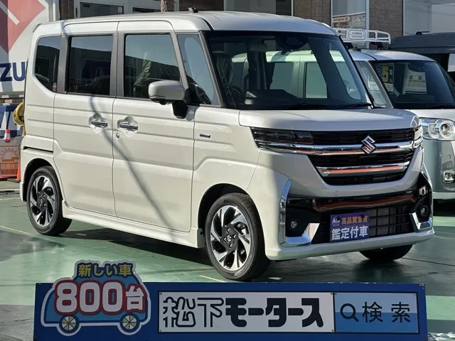 スペーシア(スズキ)ハイブリッドXSターボ 全方位ナビ届出済未使用車 0