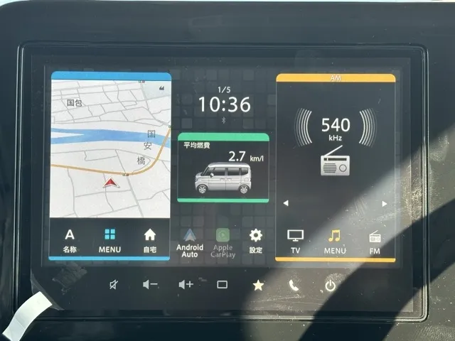 スペーシア(スズキ)ハイブリッドXSターボ 全方位ナビ届出済未使用車 19