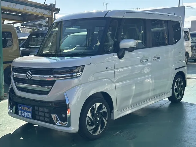 スペーシア(スズキ)ハイブリッドXSターボ 全方位ナビ届出済未使用車 1