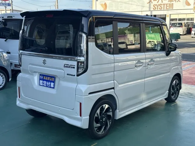 スペーシア(スズキ)ハイブリッドXSターボ 4WD届出済未使用車 12