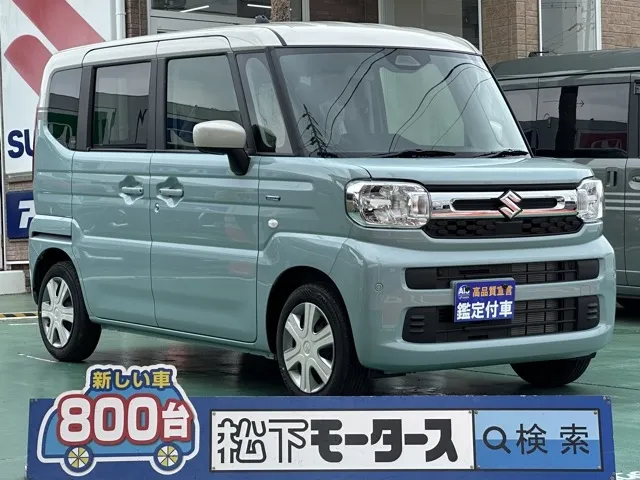 スペーシア(スズキ)ハイブリッドX セーフティプラスPKG届出済未使用車 0
