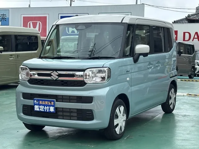 スペーシア(スズキ)ハイブリッドX セーフティプラスPKG届出済未使用車 1