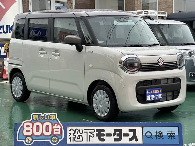 ワゴンＲスマイル(スズキ)ハイブリッドS 全方位ナビ届出済未使用車 0