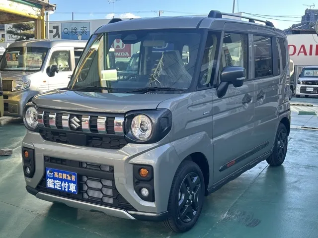 スペーシア(スズキ)ハイブリッドＸＺターボ届出済未使用車 1