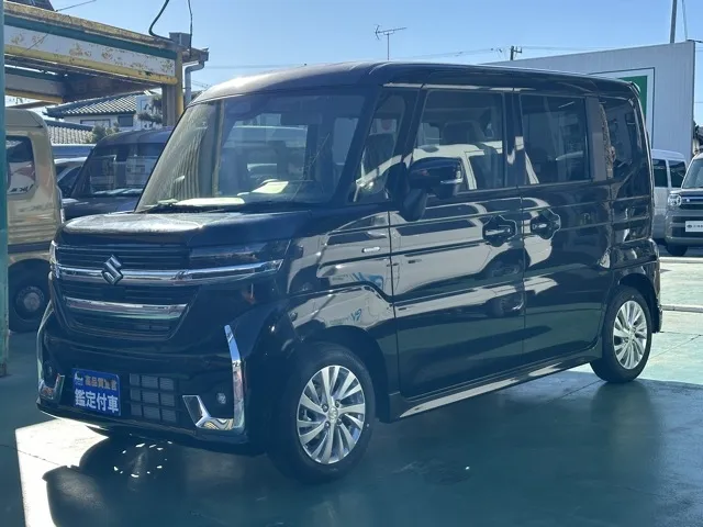 スペーシア(スズキ)ハイブリッドGS 全方位ナビ届出済未使用車 1