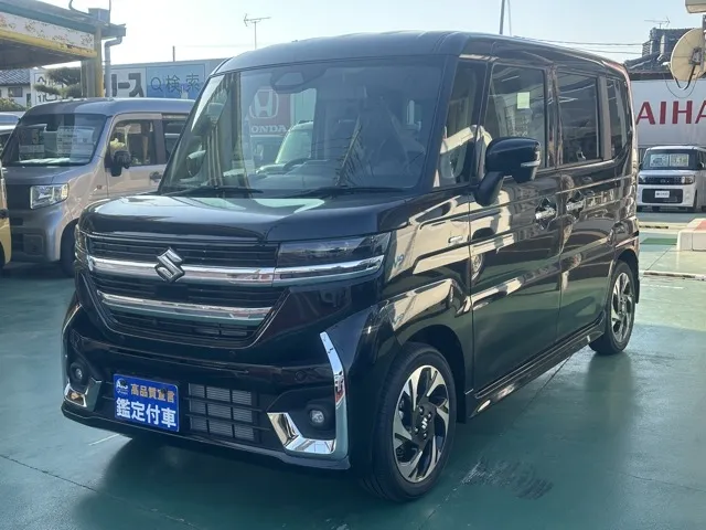 スペーシア(スズキ)ハイブリッドXS 全方位ナビ届出済未使用車 1