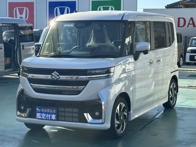 スペーシア(スズキ)ハイブリッドXS 全方位ナビ届出済未使用車 1