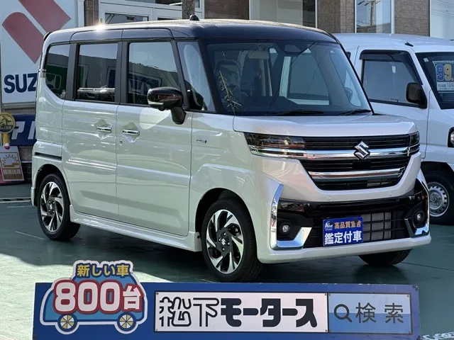 スペーシア(スズキ)ハイブリッドXS 全方位ナビ届出済未使用車 0