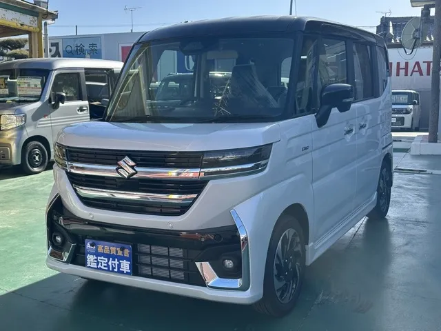 スペーシア(スズキ)ハイブリッドXS 全方位ナビ届出済未使用車 1