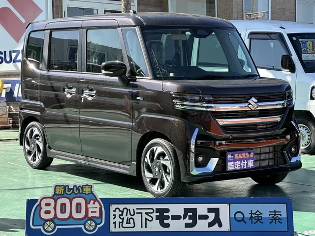 スペーシア(スズキ)ハイブリッドXSターボ届出済未使用車 0