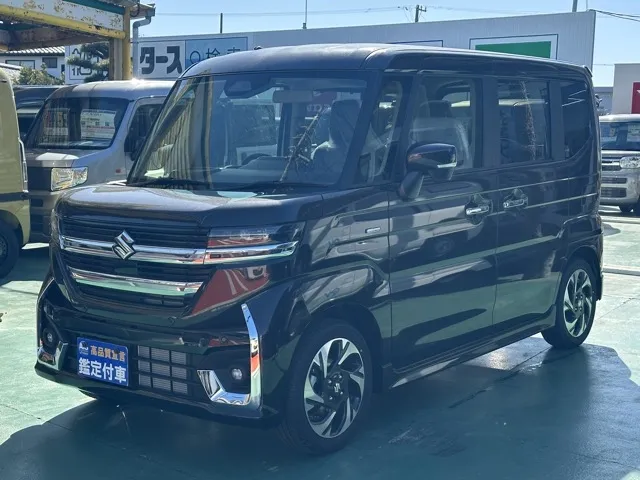 スペーシア(スズキ)ハイブリッドXSターボ届出済未使用車 1