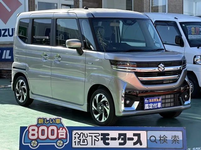 スペーシア(スズキ)ハイブリッドXSターボ届出済未使用車 0