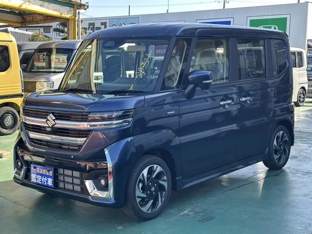 スペーシア(スズキ)ハイブリッドXSターボ 全方位ナビ届出済未使用車 1