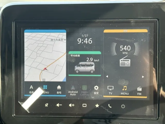 スペーシア(スズキ)ハイブリッドXSターボ 全方位ナビ届出済未使用車 17