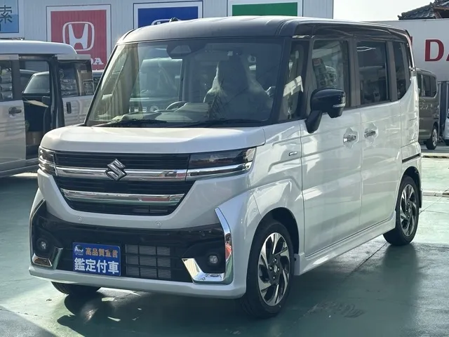 スペーシア(スズキ)ハイブリッドXSターボ 全方位ナビ届出済未使用車 1