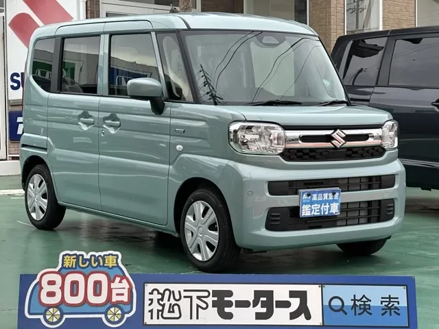 スペーシア(スズキ)ハイブリッドG届出済未使用車 0