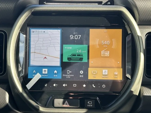 ハスラー(スズキ)タフワイルドターボ 全方位ナビ届出済未使用車 19