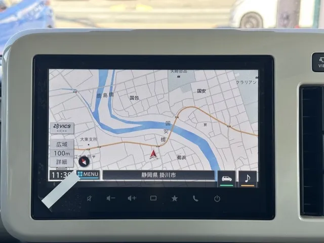 ワゴンRスマイル(スズキ)ハイブリッドX クリームコーデ 全方位ナビ届出済未使用車 19